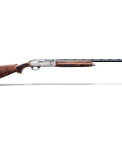 Benelli Montefeltro 20GA 3" 26" Silver AA-Grade Satin Walnut, Nickel/blue Etched Game Scenes 4+1 Semi-Auto Shotgun 10855